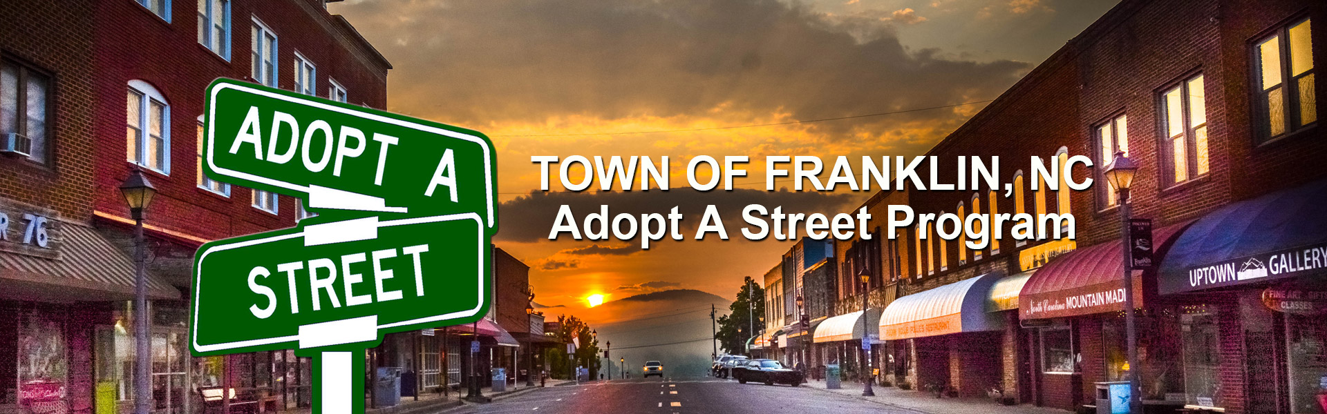 adopt a street program franklin nc